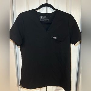 Figs Womens Black Scrub Set